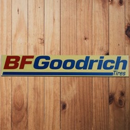 Sticker BF Goodrich Tires Red and Blue of Text OS