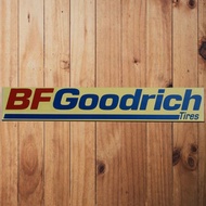 BF Goodrich Tires Red and Blue of Text OS Sticker