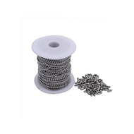 Hfs R Ball Chain 3 Spool Stainless Steel 304100 Ft 332 2.4Mm