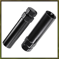 7 Spline Lug Nut Key 6 Spline Lug Nut Socket Removal Tool, 2 PCS Dual Hex Drive Aftermarket Wheel Lo