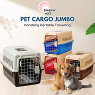 PET CARGO JUMBO - Kandang Anjing Kucing Kelinci Musang Ukuran Besar - Pet Carrier - Tas Travel Hewan