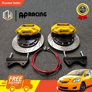 [Ready Stock] AP Racing CP7600 Mini 4Pot Brake Kit - Toyota Vios NCP93 / NCP150 (2008-2014)