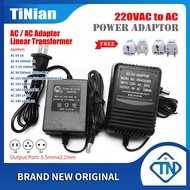 220V AC to AC 15V 16V 18V 24V 600mA 1000mA 2000mA 1A 2A 3A 18VAC 24VAC Adapter Linear Transformer AC