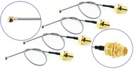 Pack of 4 RF U.FL(IPEX/IPX) Mini PCI to RP-SMA Female Pigtail Antenna Wi-Fi Low Loss Coaxial Cable 1