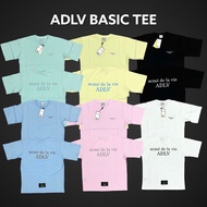 [READY STOCK] ADLV BASIC LOGO TEE PASTEL COLOR Acme De La Vie oversize tshirt unisex short sleeve