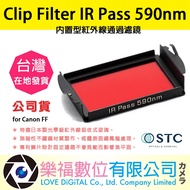Lok Fu Digital STC Clip Filter IR Pass 590nm Built-In Infrared for Canon FF