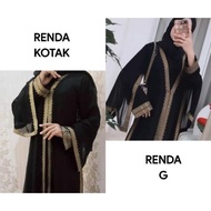 Citra Abaya Hitam Turkey Gamis Maxi Dress Arab Saudi Bordir Zephy