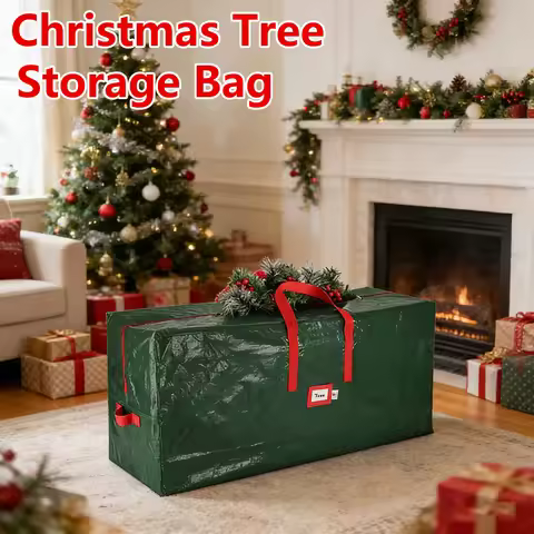 Christmas Tree Storage Bag Fits 7.5 Ft 9Ft Trees Waterproof Christmas Tree Bag For Storage Box For X