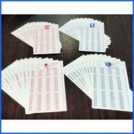 § ✓ ۞ ENDING CARD , PBA CARD , BACK TO BACK ENDING CARD SMALL & medium &BIG , 1BUNDLE (100PCS)