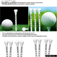 SIMULR 100pcs Golf Wood Tees, 69/83mm Digital Scale White Striped Golf Tee, Professional Wooden Golf