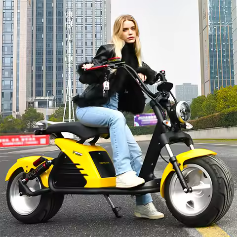 Outdoor Larger Power Electric Scooter Adults Top-Speed 44Miles/H Lithium Battery 25AH 60V 4000W Moto