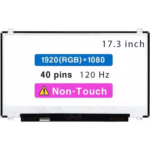 Innolux N173HHE-G32 N173HCE-G32 N173HCE-G3A 17.3" FHD 1920x1080 120Hz 40-Pin Non-Touch IPS/Matte LCD