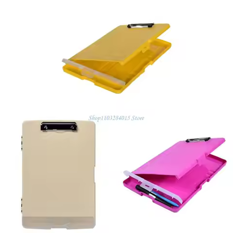 R6FF Clipboard with File Case and Pen Case Document Organiser Clipboard 254x365mm