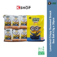 Manjun Seaweed Snack Sea Salt (4.5g x 30) - EXP date: JUNE 2026