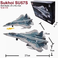 Assembled SU57S SU57 SU35S SU35 Airplane Model - Hard Plastic - Unique PP Room Decor Gift