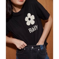 T-ShirtRALLY Flower Tee - เสื้อยืดสกรีนลายดอกไม้ Rally ของแท้ S-5XL S-5XL