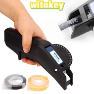 WITAKEY Raised Label Maker, Manual Plastic Embossing Label Maker,  Portable Handheld Raised Letterin