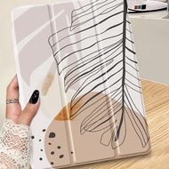 1 Pc Felt Line And Color Block Art Tablet Case & Kindle E-Book Case Compatible With IPad 10th Genera