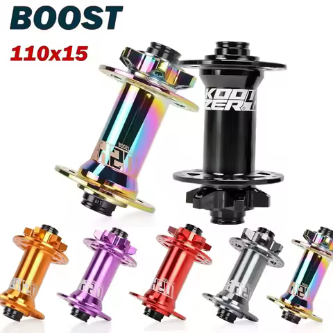 Koozer 450 Front Boost cube 28 32 Holes Mtb hubs thru axle TA 15x110mm bike hub 6 Bolts Disc 2 Seale