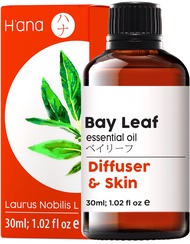 H’ana Bay Leaf Essential Oil for Diffuser - Oil Bay for Hair - Bay Laurel Essential Oil - Bay Leaf Essential Oils are Spicy, Herbaceous Scent (30 ml)