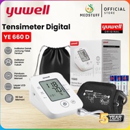 Yuwell Tensimeter Digital Ye 660 D Alat Tensi Tekanan Darah Original