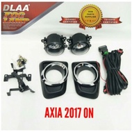 DLAA Perodua Axia 2017 Standard E/G Fog Lamp (Chrome)
