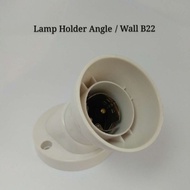 lamp holder BC / B22 angle batten holder