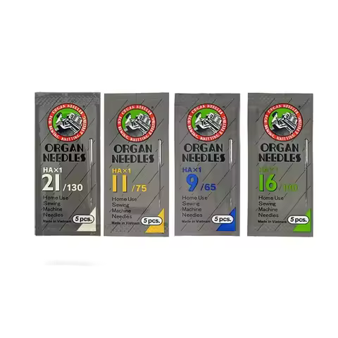 Size 8,9,10,11,12,14, 16 Organ Flat Shank 15x1 HAx1 130/705 All Size Home Sewing Machine Needles Ass