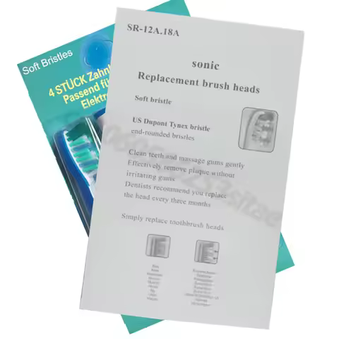 Replace Heads SB12A18A For ORAL B S12 S12S S15 S18 3737 4717 SONIC S Series Toothbrush Heads Braun E