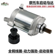 Suitable for Suzuki GSXR1000 Big R K1 01-07 Motorcycle Starter Motor Engine Motor Starter