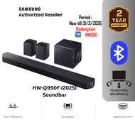 Samsung 11.1.4 Ch Q-series Soundbar HW-Q990F (2025) Cinematic Soundbar Speaker Home Audio 音箱 Home Th