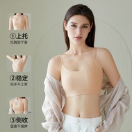 [42.5–87.5 kg] Seamless, invisible strapless camisole; wearable-as-outerwear lingerie; thin cups mak