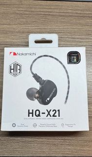 Nakamichi Dual Dynamic Wired Earphones HQ-X11 雙動圈有線耳機