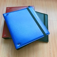 SA Nursing Clipboard 3 Rings Binder File Holder Practical Clipboard File Folder with Elastic Band