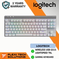 Flexi Tech KEYBOARD LOGITECH GAMING WIRELESS USB G515 LIGHTSPEED TKL MECHANICAL (920-012581) WHT
