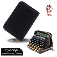 Card Holder Short Card Wallet Atm Holder Zipper Card Storage