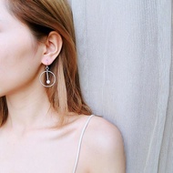 Korean Earrings Circle Pearl Earrings Round Earrings