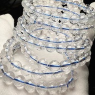 Meihan Natural Genuine Azeztulite Crystal High Frequency Quartz Smooth Round Beads For Jewelry Makin