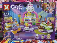 Xếp hình lắp ghép lê gô GIRLS 3054 gồm 369 chi tiết