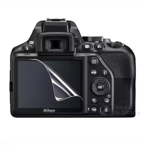 3pcs Display Screen Protector Clear Soft PET Film Cover for Nikon D3000 D3100 D3200 D3300 D3400 D350