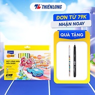 Bút lông màu Fiber Pen 20 màu Pastel Thiên Long Colokit rửa được an toàn sử dụng tô màu, vẽ tranh, c