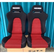 Ready Stock - Bucket seat recaro TomCat Hitam/Merah utk Wira