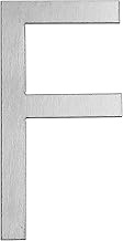 GUIZZO Creart - External Stainless Steel House Number Letter - F, 5 x 10 H cm - Signs/Letters - Hous