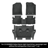 Right-Hand Drive Full TPE Car Floor Mats for Toyota Avanza 23 Model And Foton Xenia Custom Made Vehi