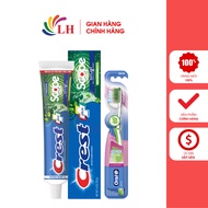 Combo Kem đánh răng Crest Plus (153g) - Scope + Bàn chải tay Oral-B Gumcare (Trà xanh)