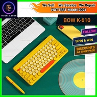 New B.O.W K-610 Premium 2.4G Wireless Keyboard Mini Portable Ergonomic Design Keyboard for Mac/Windo