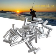 MEN Fishing Crimp Sleeves 100pcs Single Barrels Crimp Sleeves Crimping Loop Sleeves