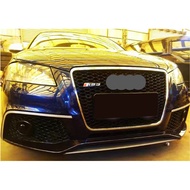 Body Parts Chrome Trim Honeycomb Hood Grille for 2009-2013 Audi A3 8P Upgrade AUDI RS3 Front Bumper 