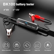 ™✠ KONNWEI BK100 6V 12V Car Battery Tester Motorcycle Battery Analyzer Load Cranking Charging Tester Bluetooth for Android/IOS