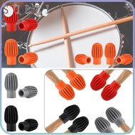 SULIN 2/4pcs Drum Stick Head 4 Colors Practice Tips Accessories Rubber Sleeve
